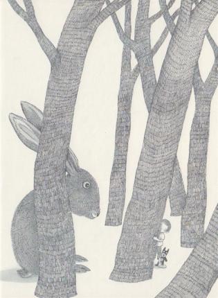 Ilustración de Jimmy Liao. Secretos en el bosque. Ed. Barbara Fiore