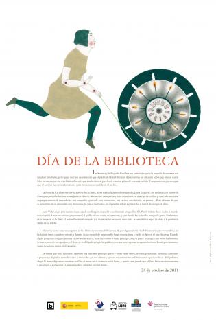 Cartel Día de la Biblioteca 2011