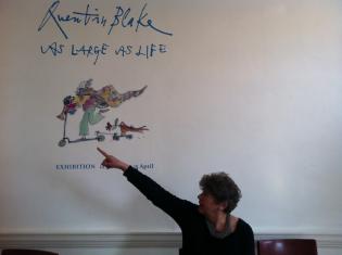 Visita a la expos. Quentin Blake en Londres