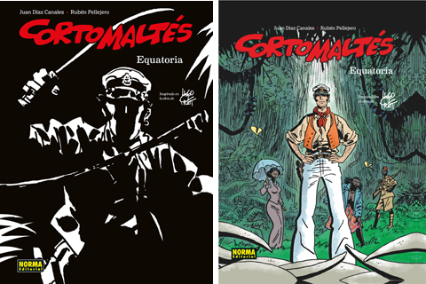 Corto Maltes portadas equatoria color y byn