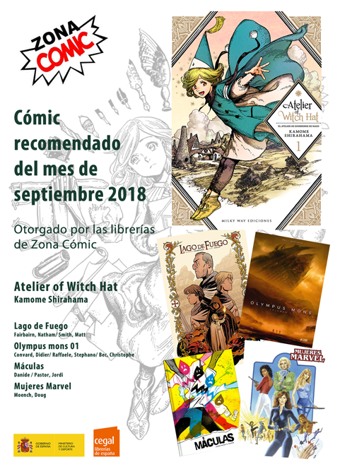 cómic del mes de septiembre 2018 pw