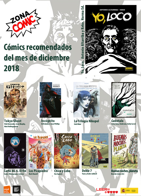 los cómics de diciembre 2018 pw