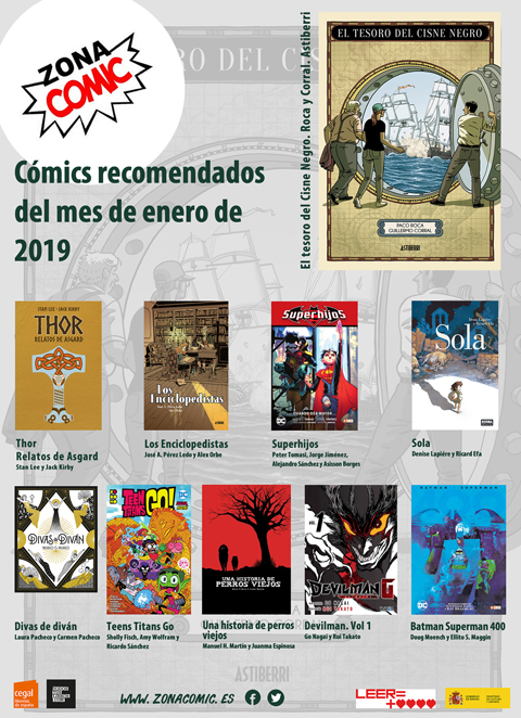 cómics del mes de enero 2019 pw