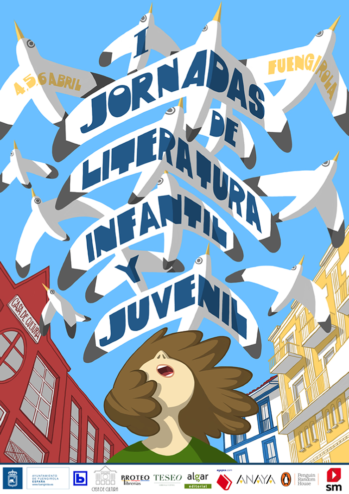 Cartel Jornadas Literatura Infantil y Juvenil de Fuengirola 2019