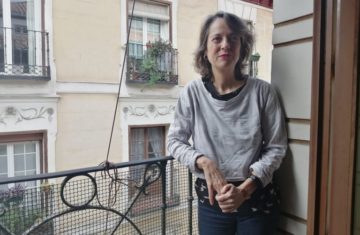 Marta Sanz, en Madrid, 11 de mayo de 2020. (Fotografía de Juan Marqués)