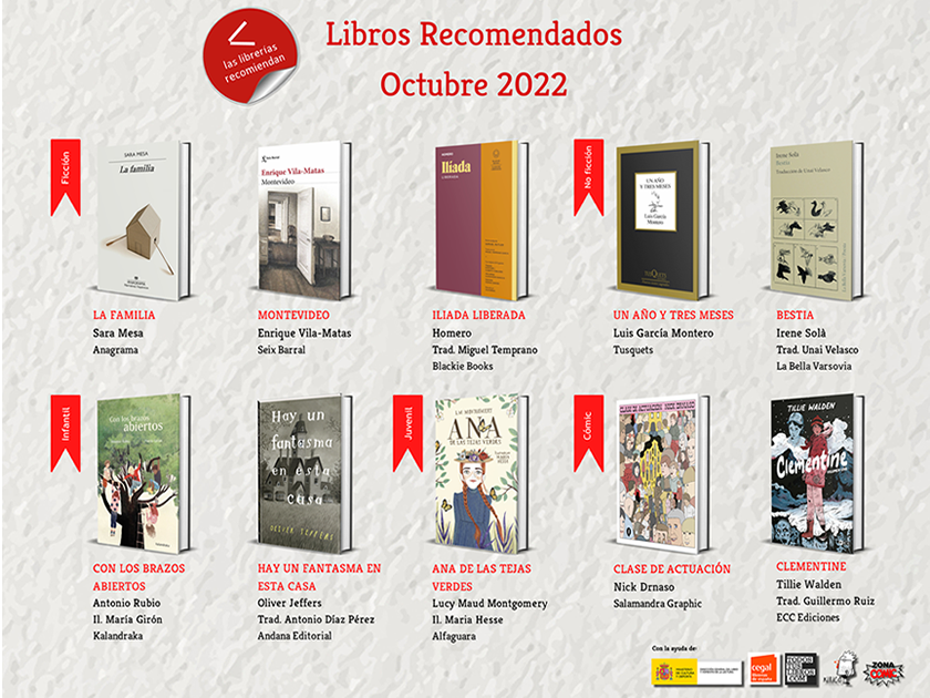 Los libros más recomendados por libreros de España y América
